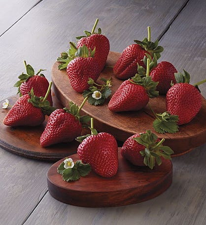 Light Giant Strawberries